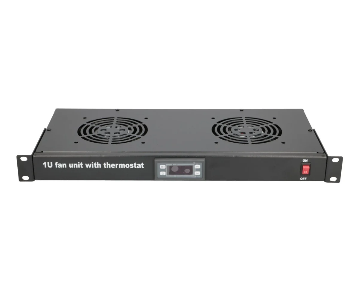 Extralink Fan panel 19", 2 fans, with thermostat