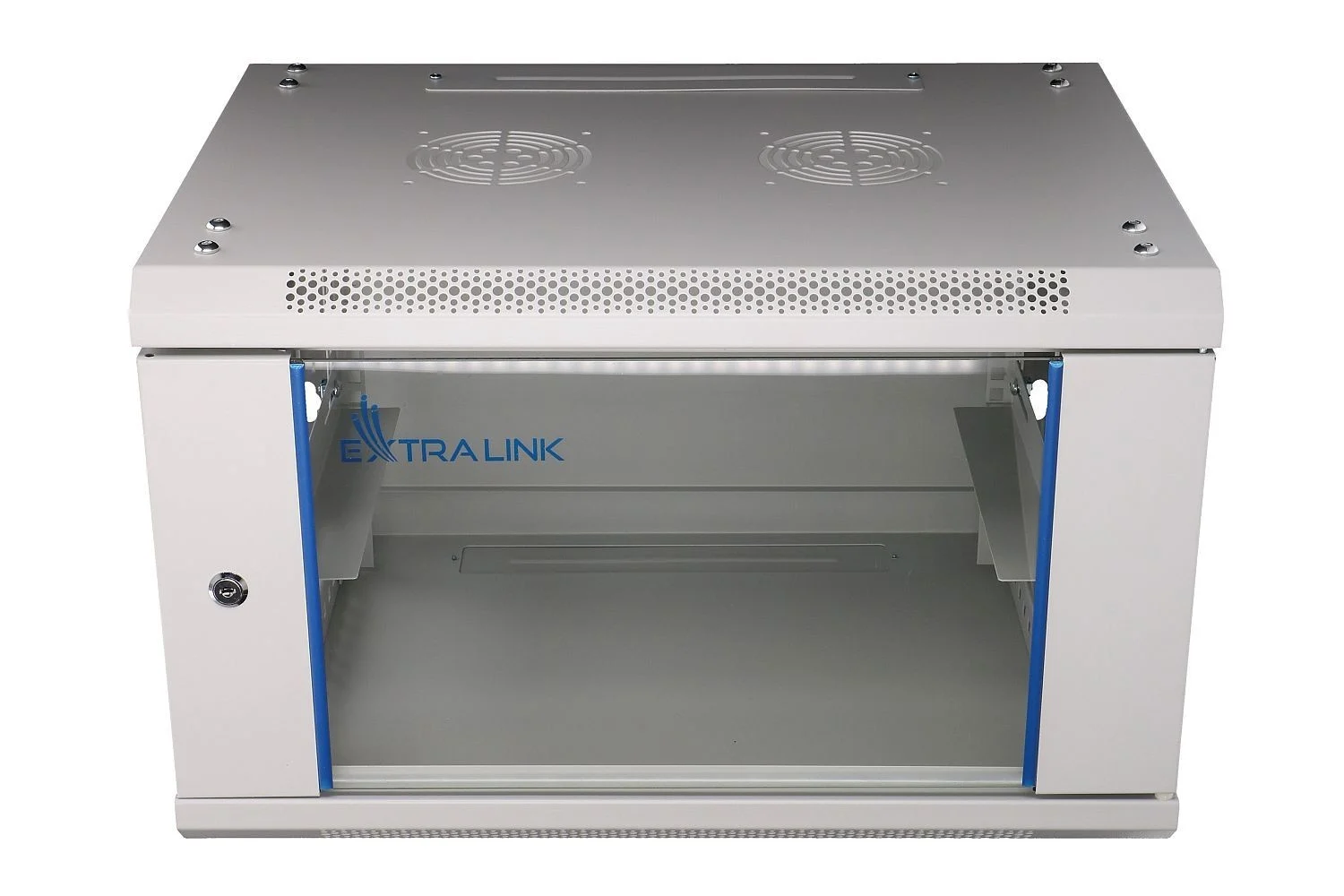 Extralink Rackmount cabinet 6U 600x600 Gray wall mounted