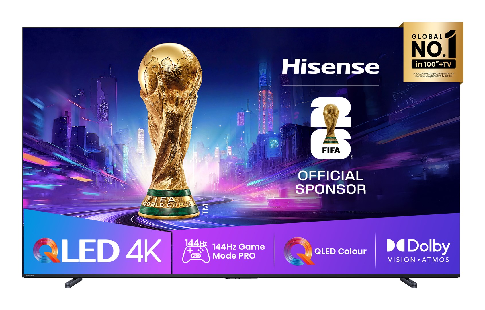 Hisense 100E7Q PRO 100" QLED 4K UHD Smart TV