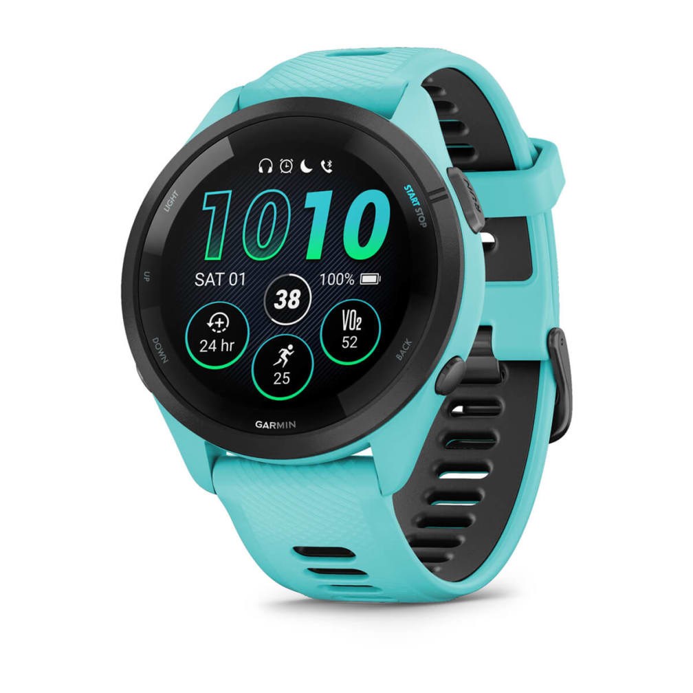 Garmin Forerunner 265 Turquoise/Black GPS Running Watch