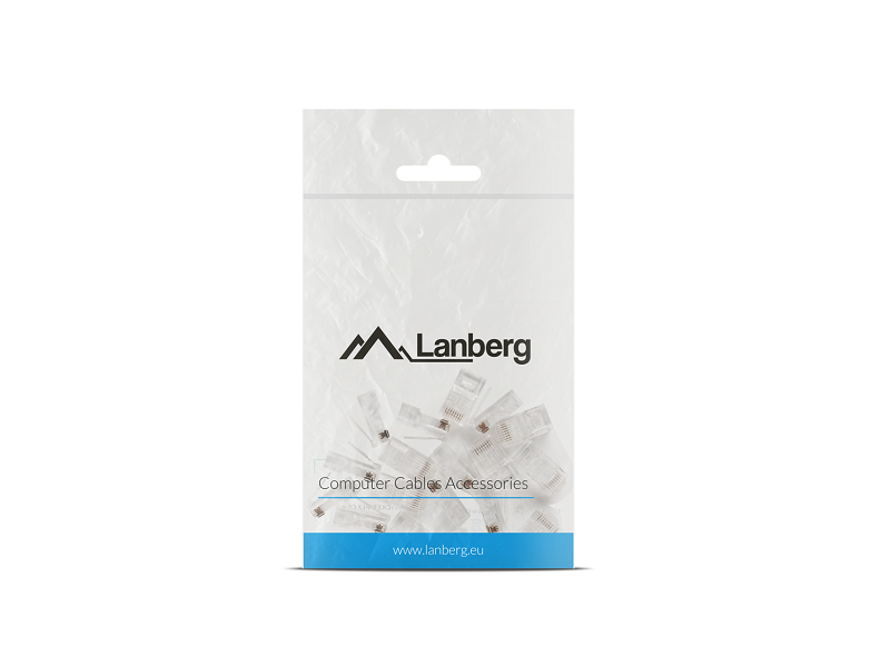Lanberg PLU-6020 wire connector RJ-45 Transparent