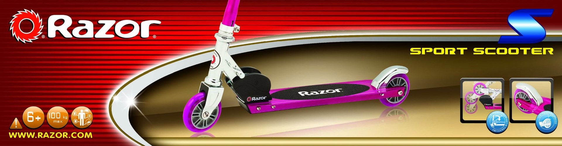 Interbrands 13073051 Kick Scooter Pink