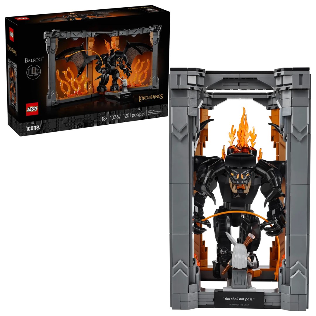 LEGO ICONS The Lord of the Rings: Balrog Book Nook