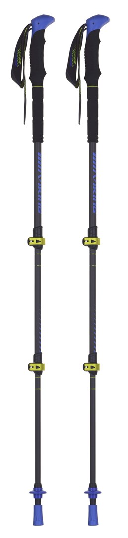 VIKING CARBO LITE TREKKING POLES BLACK/LIME