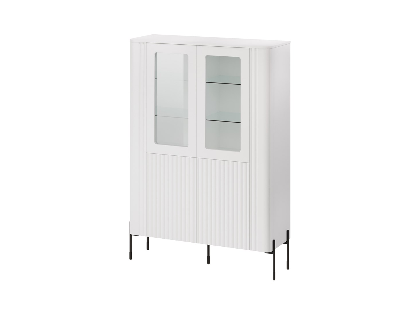 Cama VERA Display Cabinet 110x40x160 Matt White
