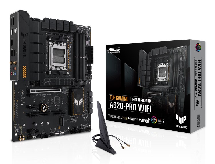 ASUS TUF GAMING A620-PRO WIFI AMD A620 Socket AM5 ATX