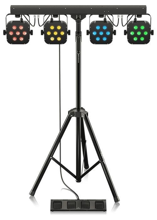 Behringer STAGE TRI LED BUNDLE ST1 Set 4xLEDPAR Z Kontrolerem Statyw