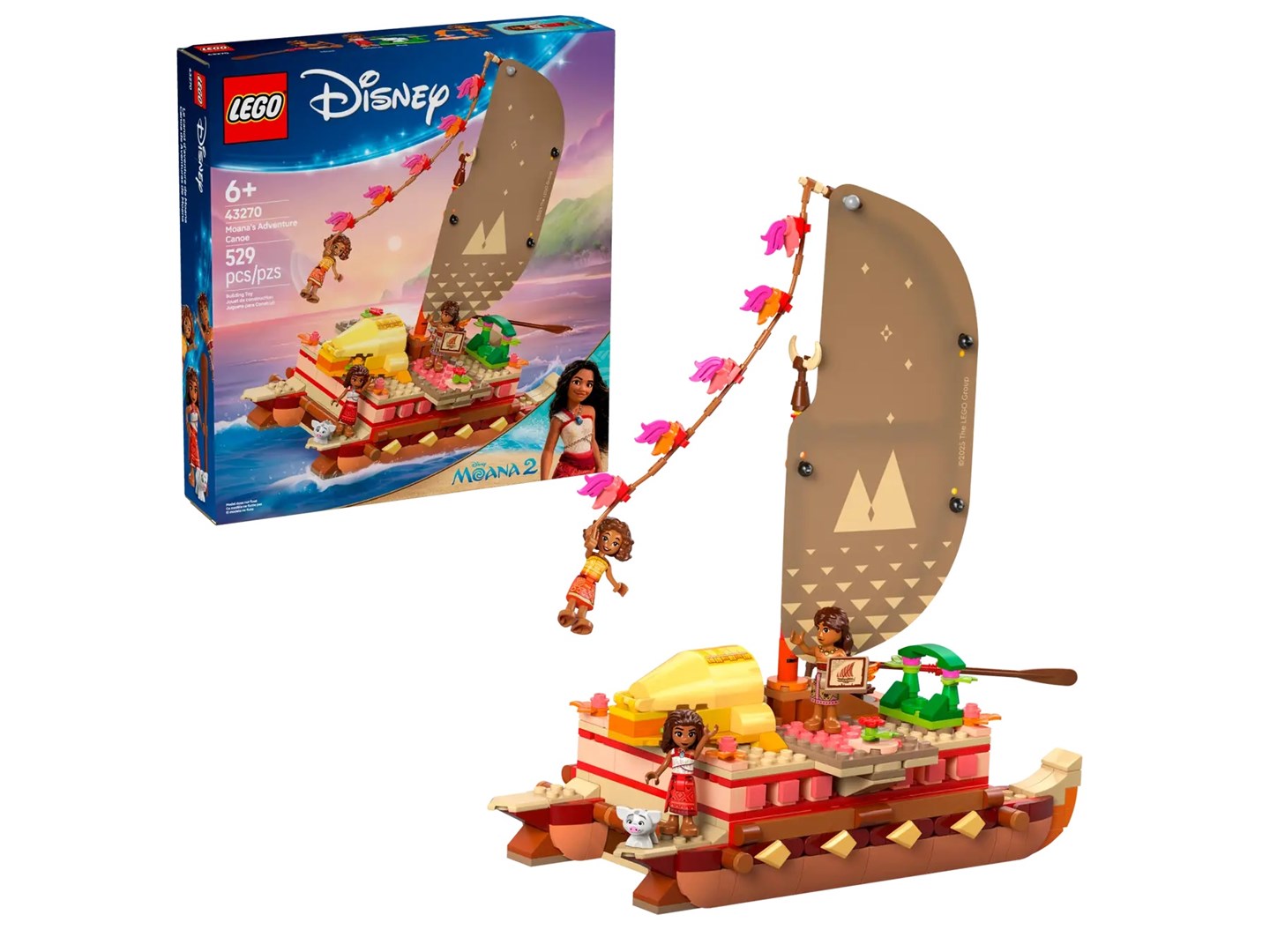 LEGO Disney Princess Vaiana's Adventure Boat 43270
