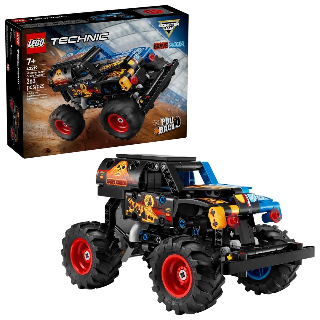 LEGO TECHNIC 42219 Monster Jam Grave Digger Fire And Ice