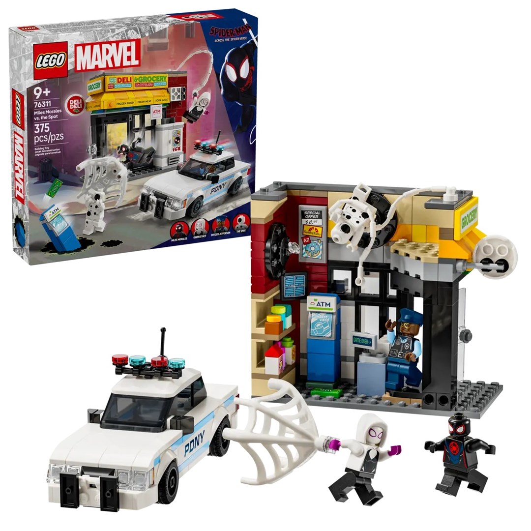 LEGO Marvel Miles Morales vs. The Spot 76231