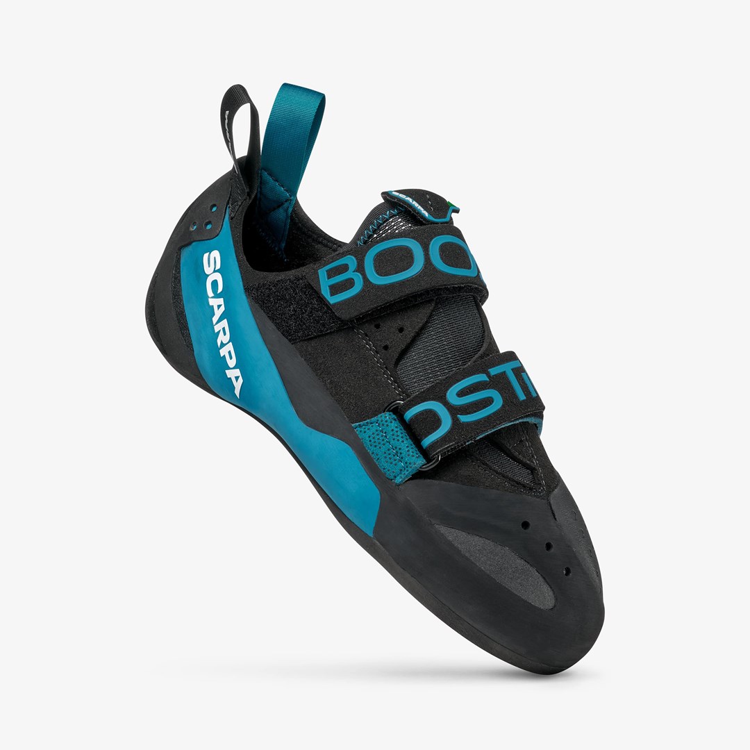 Scarpa Boostic Climbing Shoes - Black/Azure