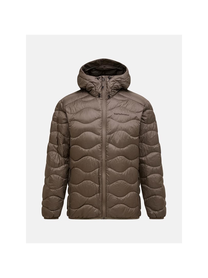 Kurtka Puchowa Peak Performance Helium Down Hood Jacket - Terrain Tan Rozmiar: L