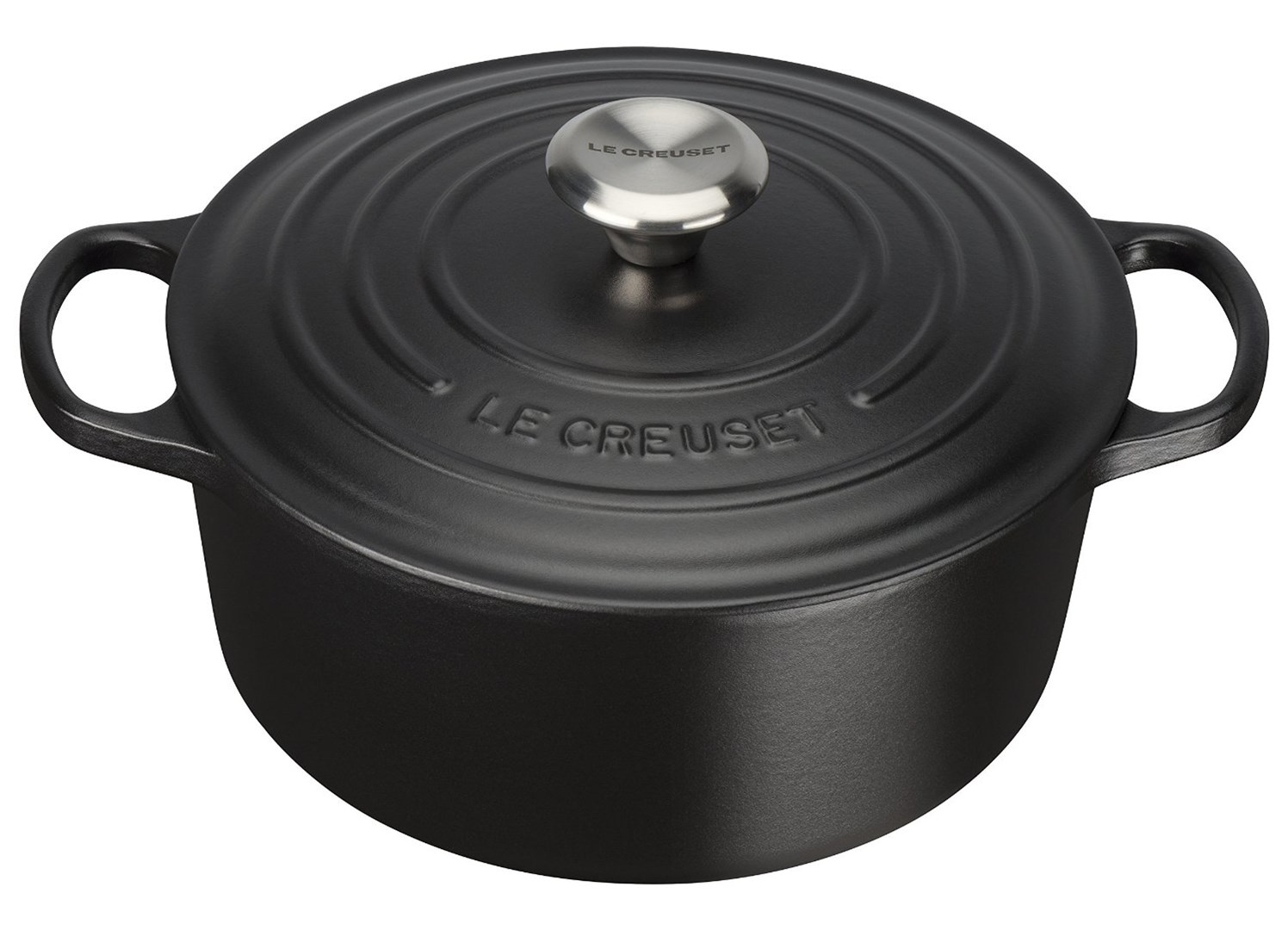 Le Creuset Signature BräTer Rund 24 Cm Black