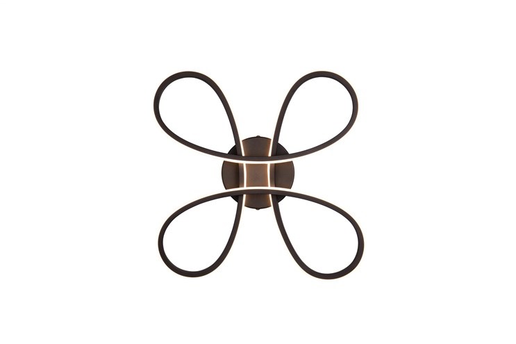 Ceiling LED FLY LIGHT 40CM 3000K MATT BL