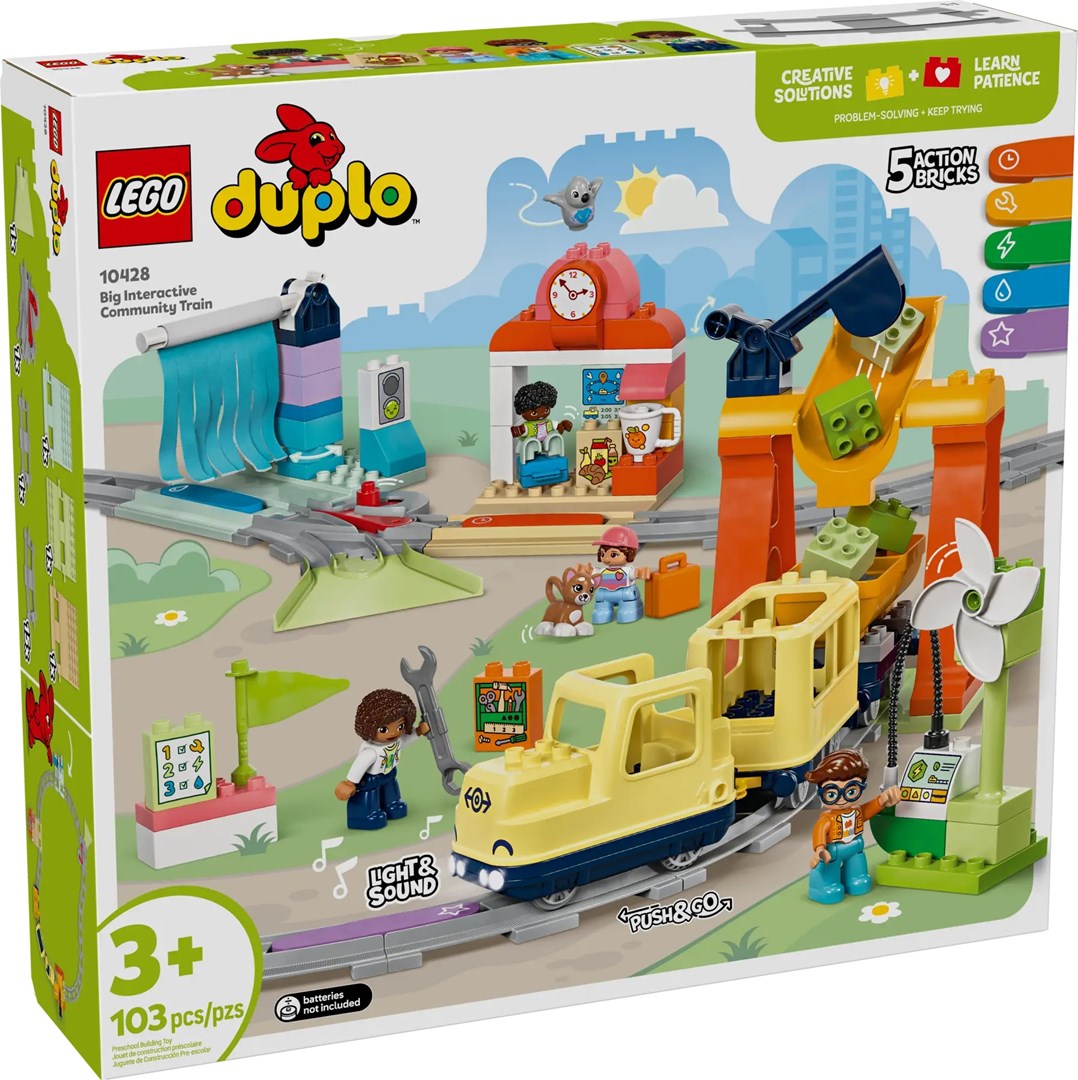 LEGO 10428 DUPLO Town Groe interaktive Eisenbahn