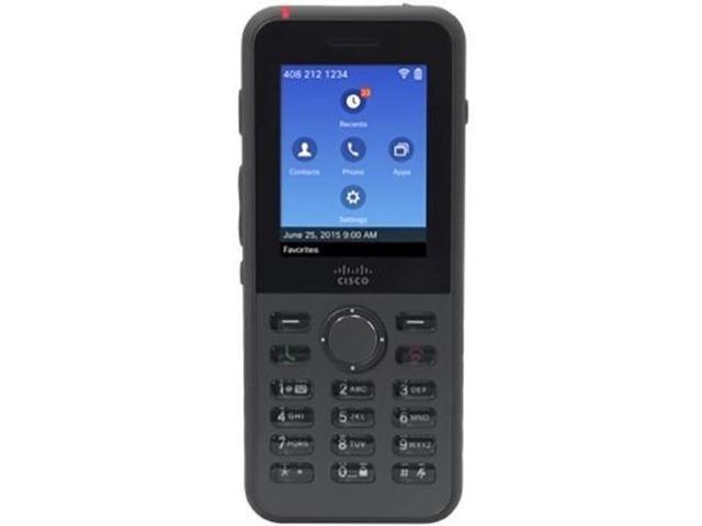 CISCO WIRELESS IP PHONE 8821 WORLD MODE, BATTERY, POWER CORD, POWER ADAPTER, AND COUNTRY CLIP