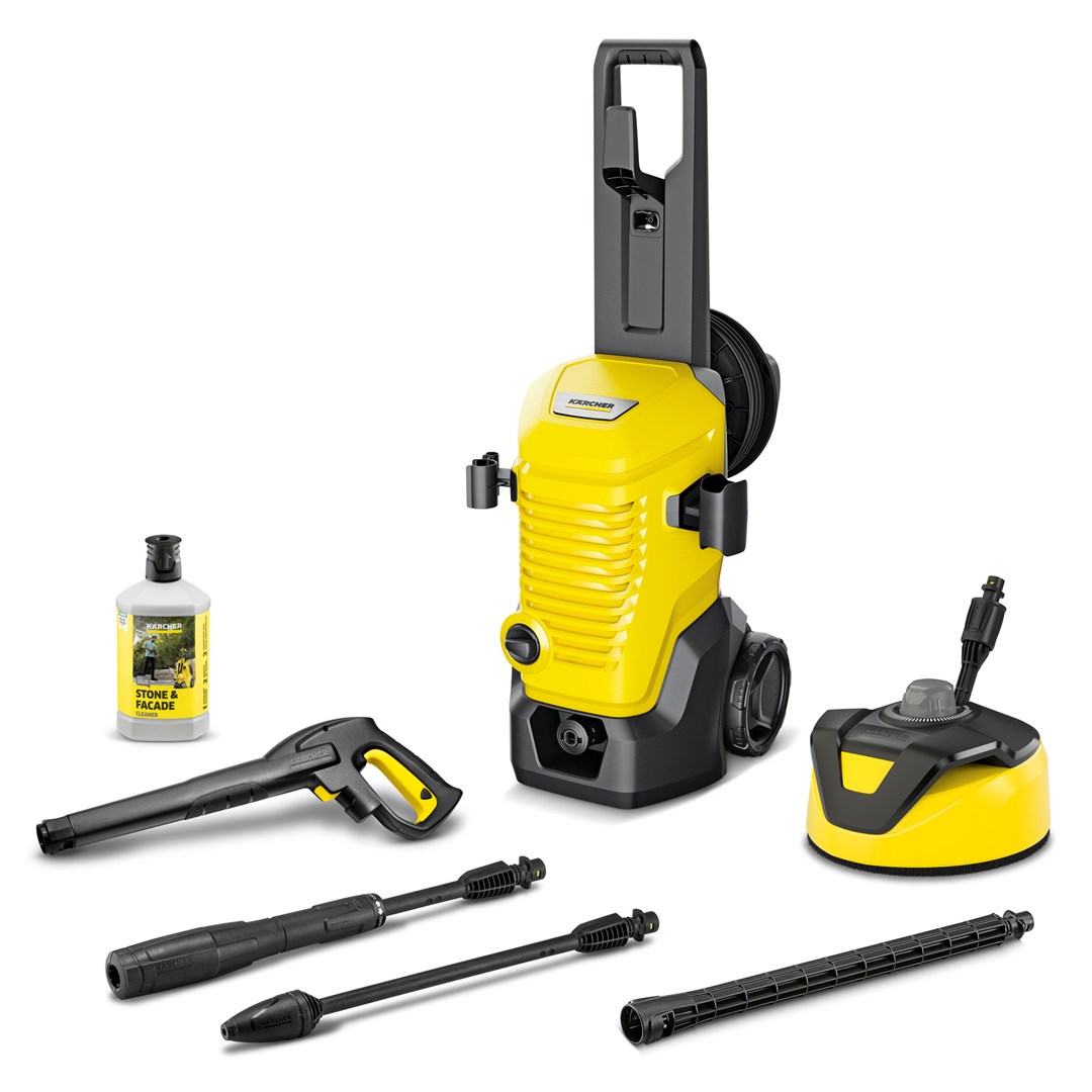 KäRcher K 4 WCM Premium Home Modular Pressure Washer 420 L/H 1800 W (1.324-232.0) Black Yellow