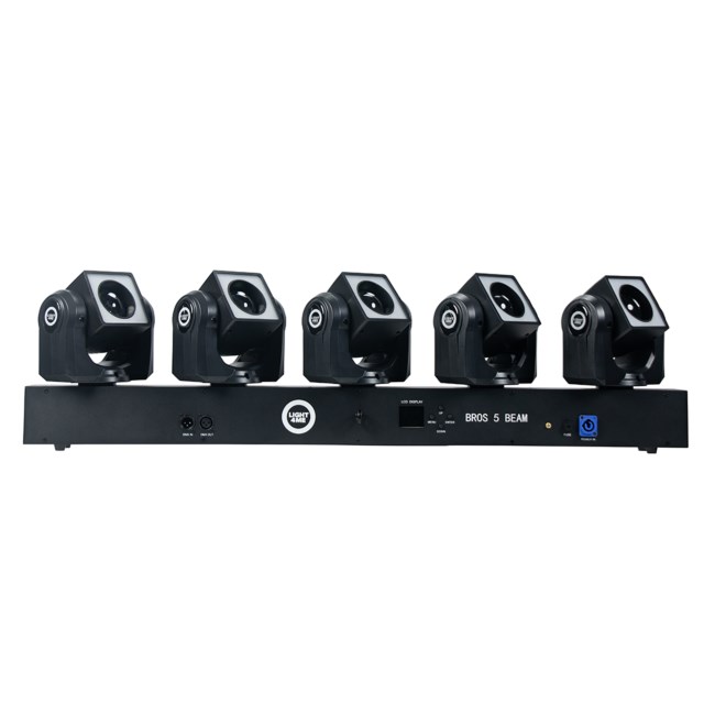 LIGHT4ME BROS 5 BEAM LED Effect 5 Moving Heads