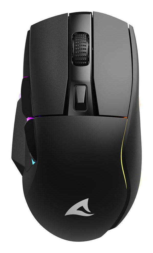 Sharkoon Mouse Shark SGM50W Optisch 6 Tasten 6.400 DPI Schw