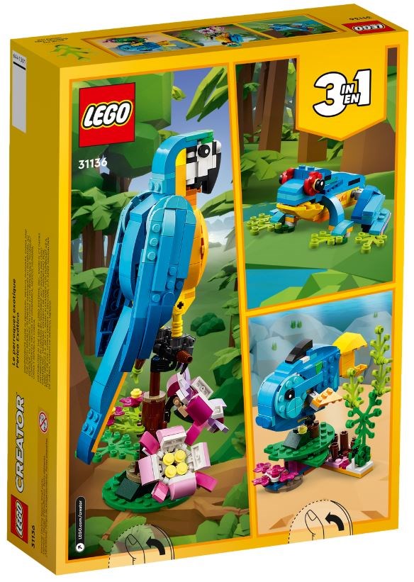 LEGO Creator 3in1 Exotic Parrot 31136