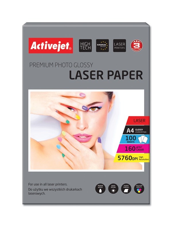 Activejet AP4-160G100L Photo Paper A4 100 Sheets