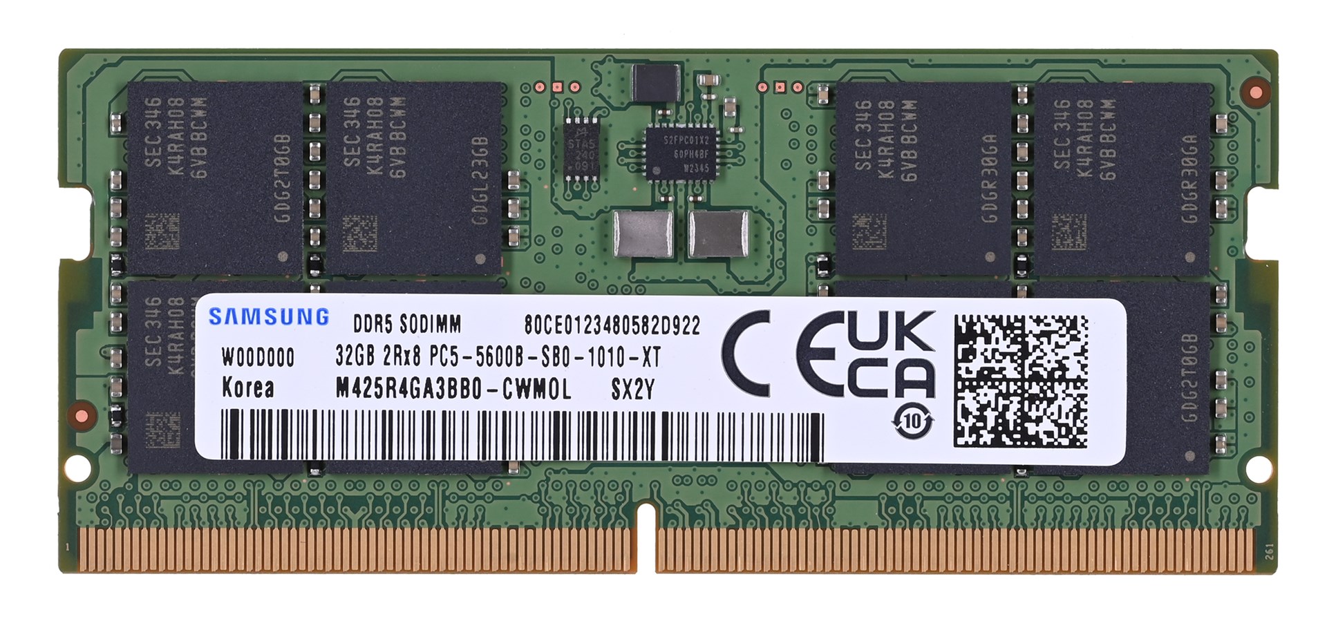 Samsung M425R4GA3BB0-CWM memory module 32 GB 2 x 16 GB DDR5 262-pin SO-DIMM