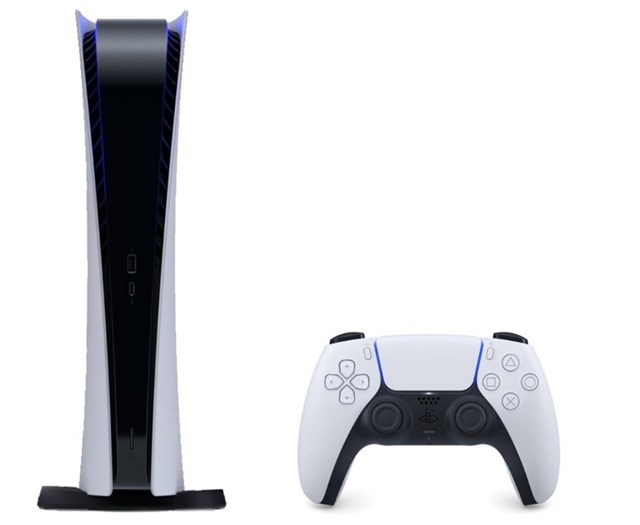Sony PlayStation 5 Digital Console White Black