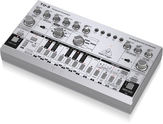 Behringer TD-3-SR Syntezator Linii Basowej Silver