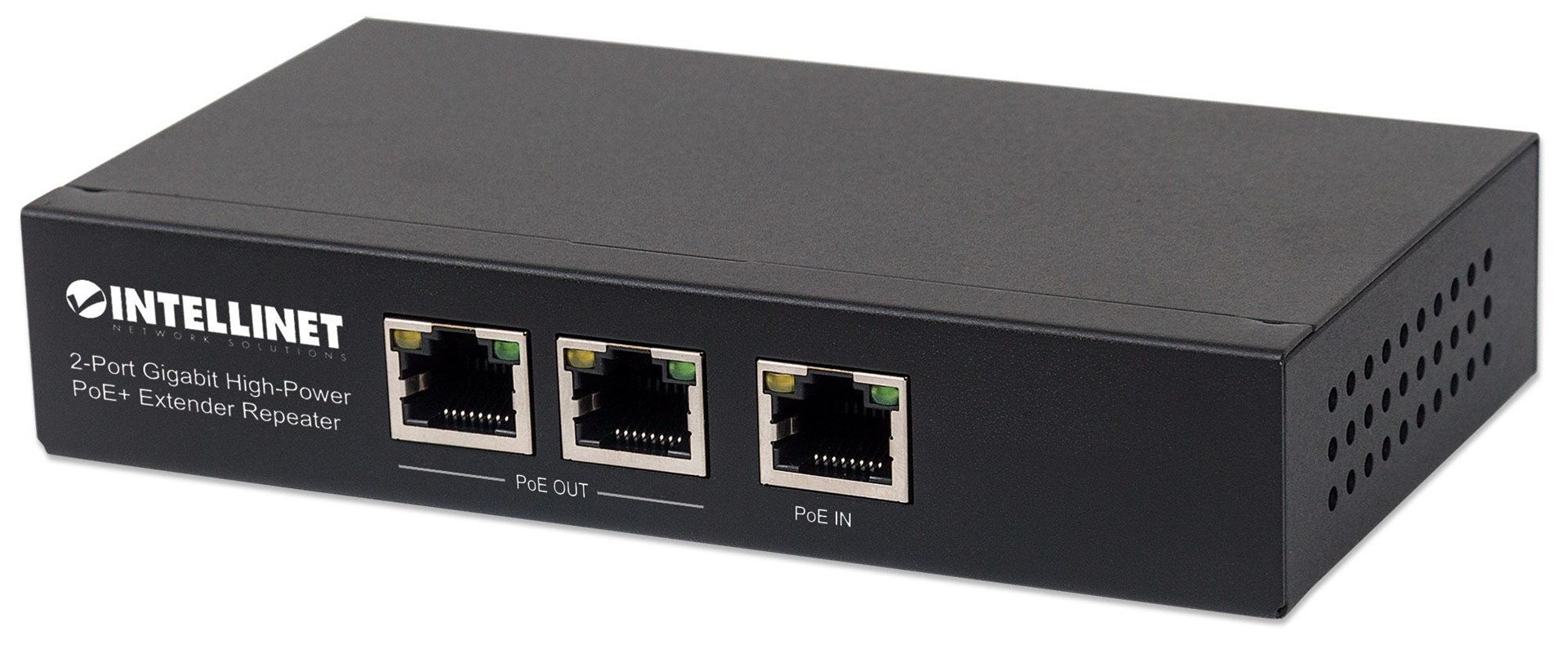 INTELLINET PoE Extender 2-Port Gigabit High-Power Bis 100m