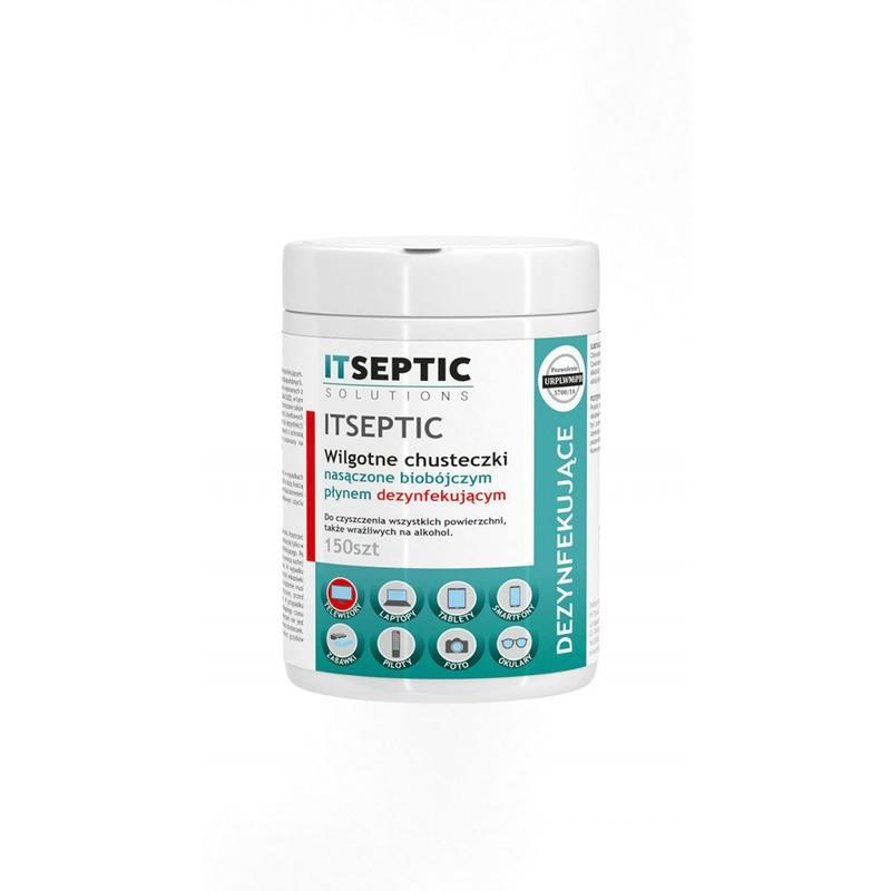 ITSEPTIC Wipes Wet Disinfectant Wipes For Electrical Appliances For All Surfaces 150 Pcs