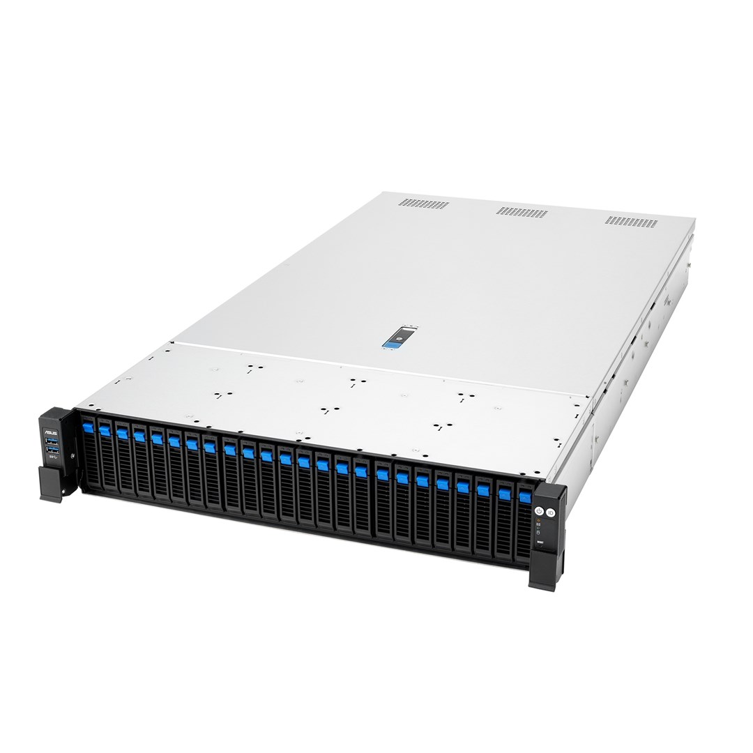ASUS RS720A-E13-RS24G Socket SP5 Rack (2U) Black, Silver