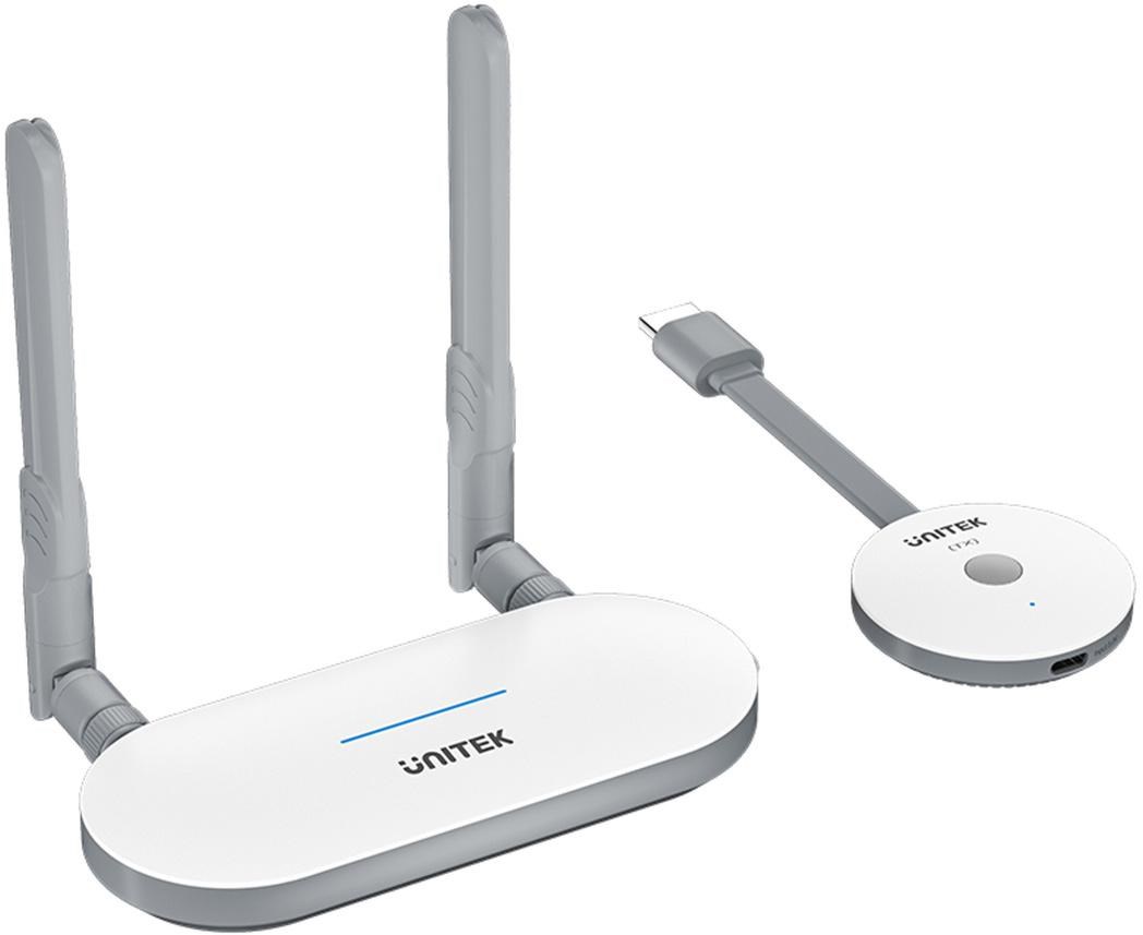 Uni Wireless HDMI Transmitter And Receiver White