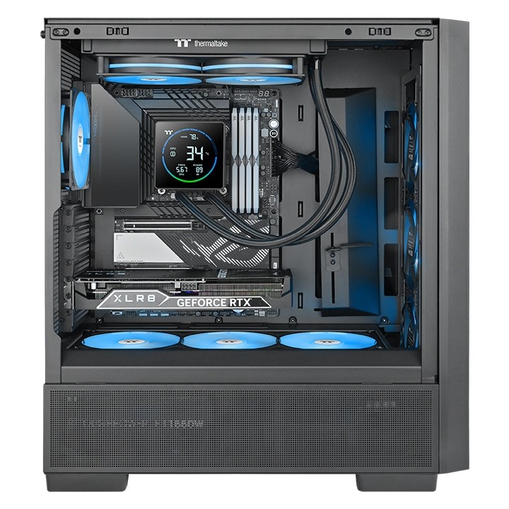 Thermaltake TH240-S V3 ARGB Processor All-in-one liquid cooler 12 cm Black 1 pc(s)