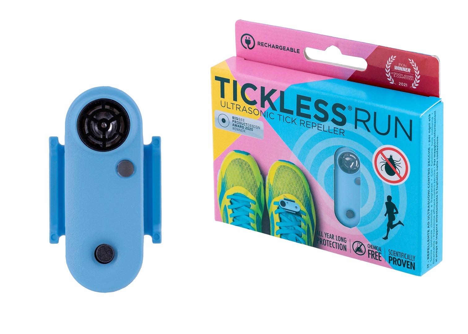 Tickless Run Blue Tick Repeller For Humans