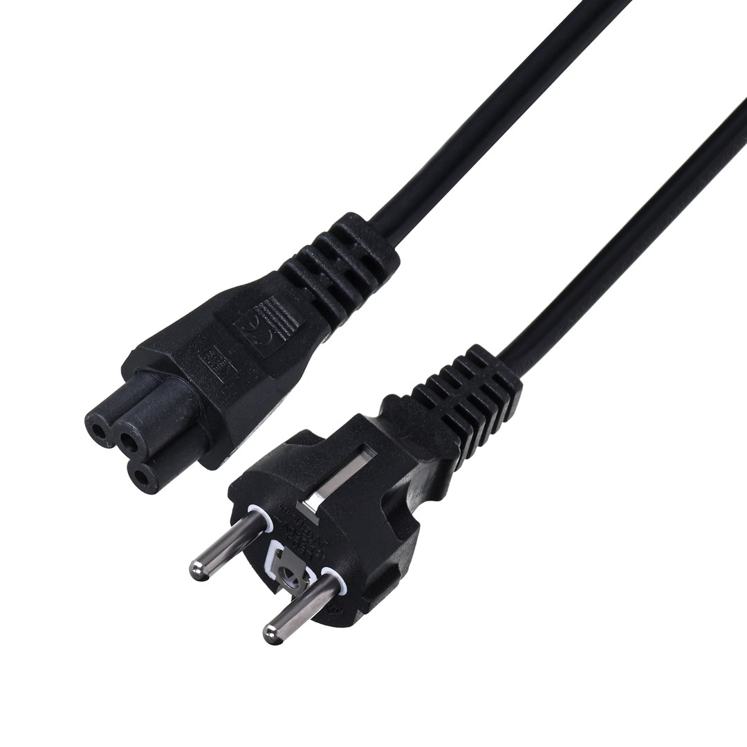 Savio CL-67 power cable Black 1.2 m IEC Type C (3.8 mm, 1.1 mm) CEE7/7