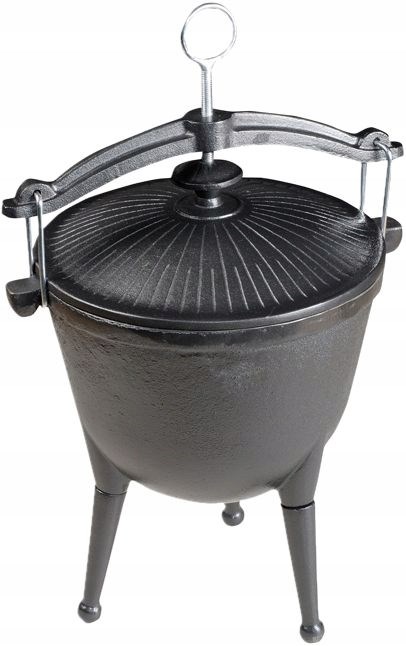 MASTER GRILL CAST IRON HUNTING CAULDRON MG629