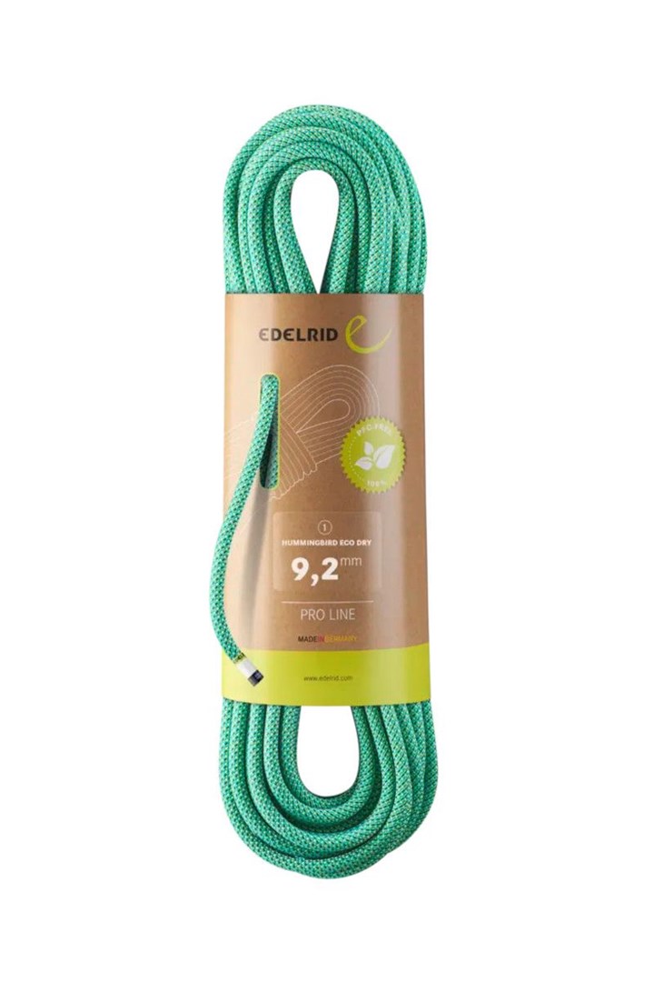 Hummingbird Eco Dry Rope 9 2mm 80m-Icemint-Citrus EDELRID