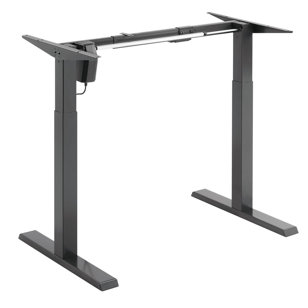 Biurko Elektryczne Z Regulacją Wys Ergo Office Szare Max Wys 123cm 80 Kg - Bez Blatu Do Pracy StojąCo SiedząCej ER-433
