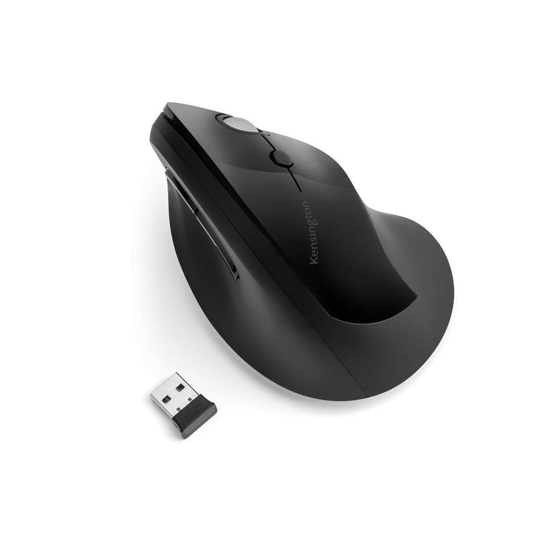 Kensington Pro Fit Ergo Wireless Vertical Mouse - Black