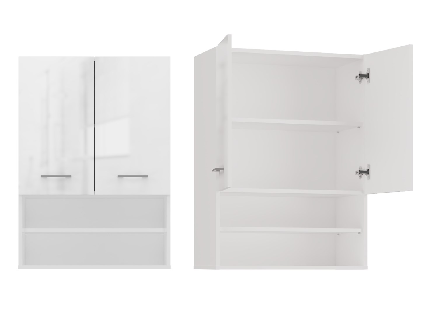 Topeshop POLA MINI DK BPOŁ Bathroom Storage Cabinet White