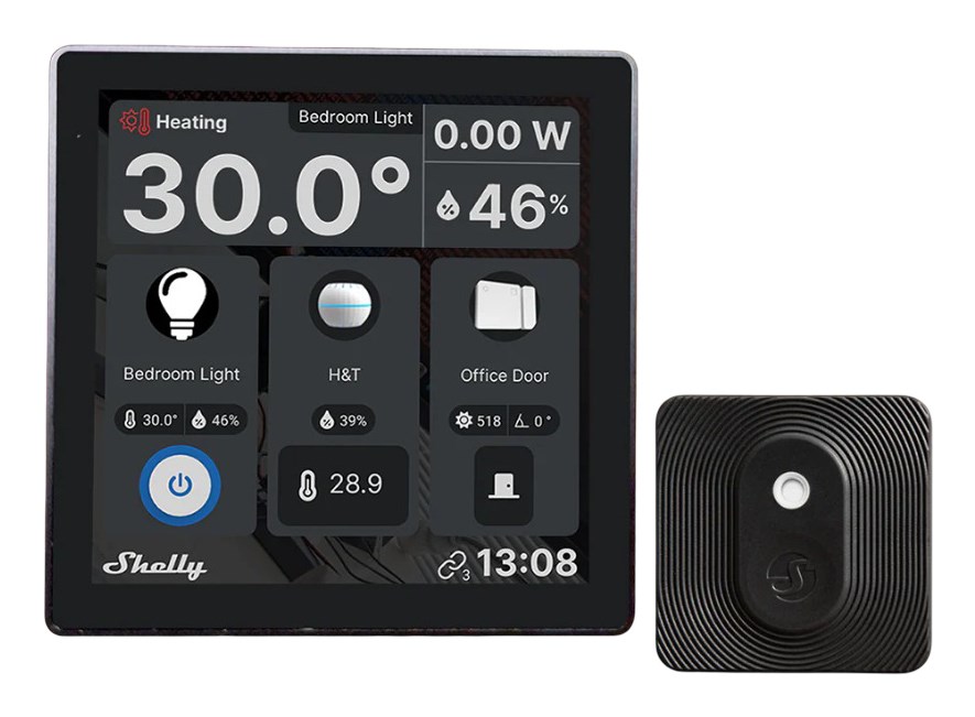 Shelly Accessories "Wall Display Black BLU H T Black" Bundle Android Black