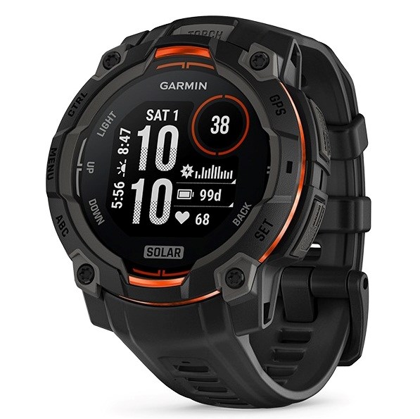 Garmin Instinct 3 - 45 Mm Solar Watch Black