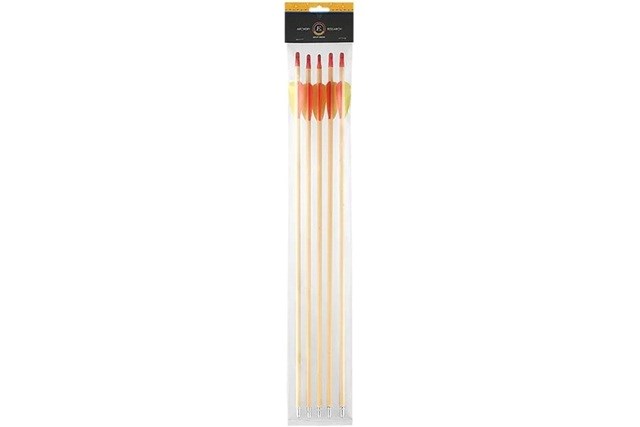 Poe Lang Target Wooden 30 D-027A-B1 Wooden Arrows 5 Pcs