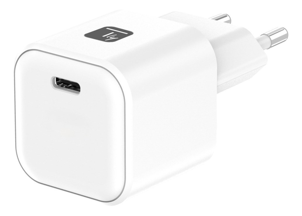 Techly IPW-USB-G65C mobile device charger Universal White AC Fast charging Indoor