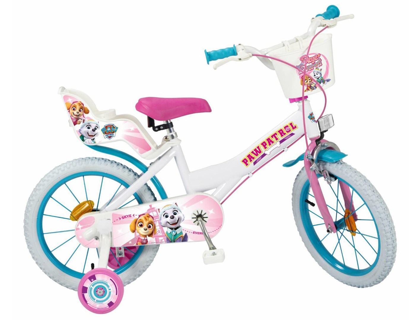 CHILDREN'S BICYCLE 16 TOIMSA TOI1681 PAW PATROL WHITE