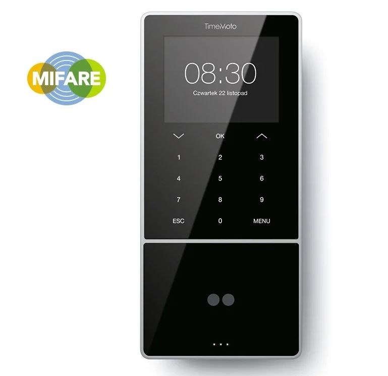 Safescan TimeMoto TM-838 SC Time Attendance System: RFID PIN Code MIFAME IDESfire Face Recognition