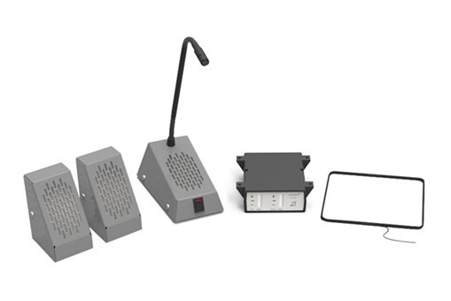 Contacta STS-K002L-B Intercom Freestanding Set Black