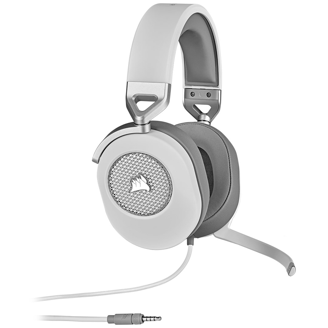 Corsair HS65 Surround Gaming Headset - White