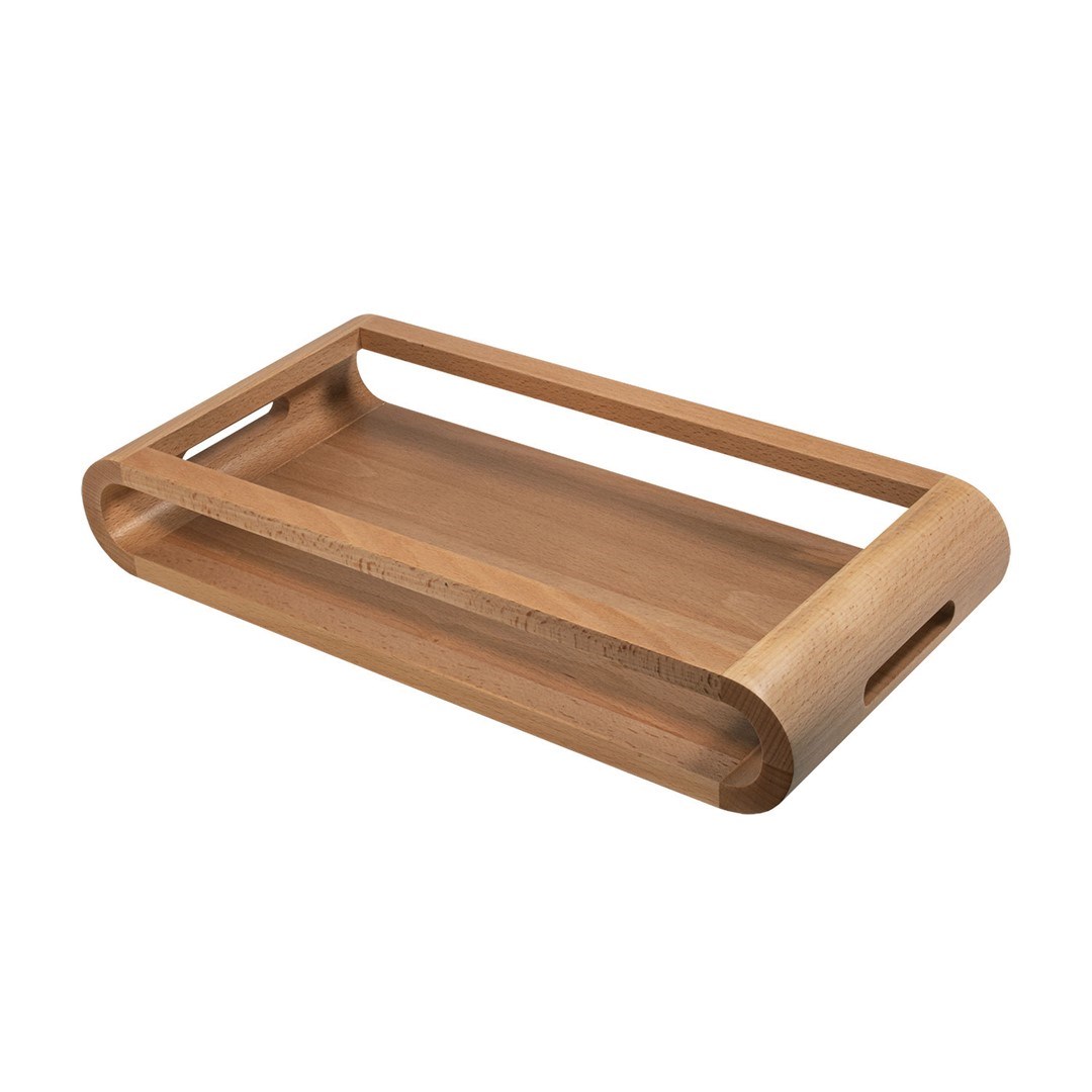 ARTELEGNO VASD Dwustronna Taca Z Drewna Bukowego 21 X 43 Cm