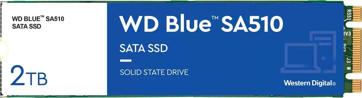 Western Digital Blue WD ™ SA510 SATA SSD M.2 2280 POWERED BY SANDISK 2 TB